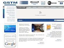 Tablet Screenshot of gstm.pl